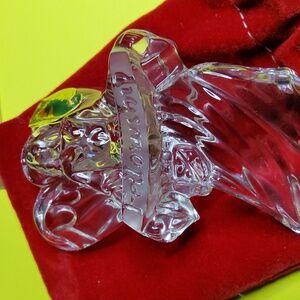 Waterford Crystal Angel with Red Accents